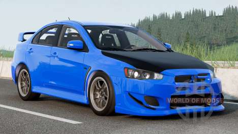 Mitsubishi Lancer Evolution X Final (CZ4A) 2015 for BeamNG Drive