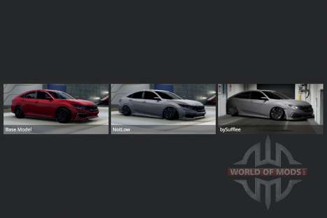 Honda Civic Touring Sedan (FC) 2021 for BeamNG Drive