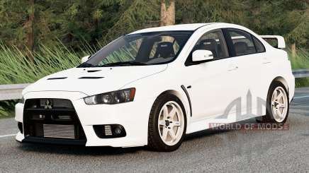 Mitsubishi Lancer Evolution X Final Edition (CZ4A) 2015 for BeamNG Drive